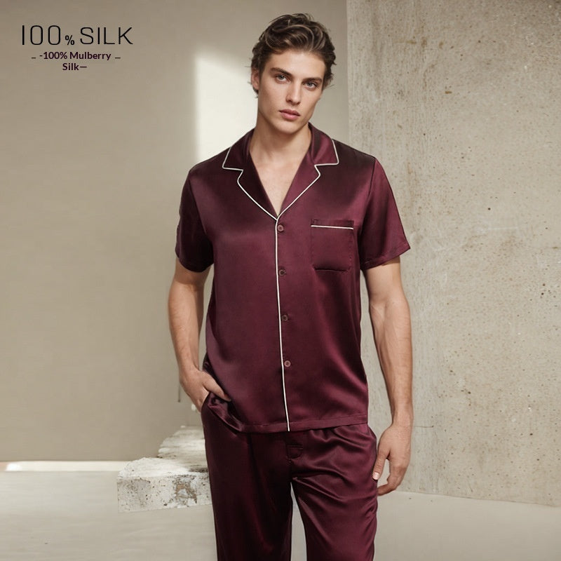 Mumi Heavyweight Silk Pajamas For Men